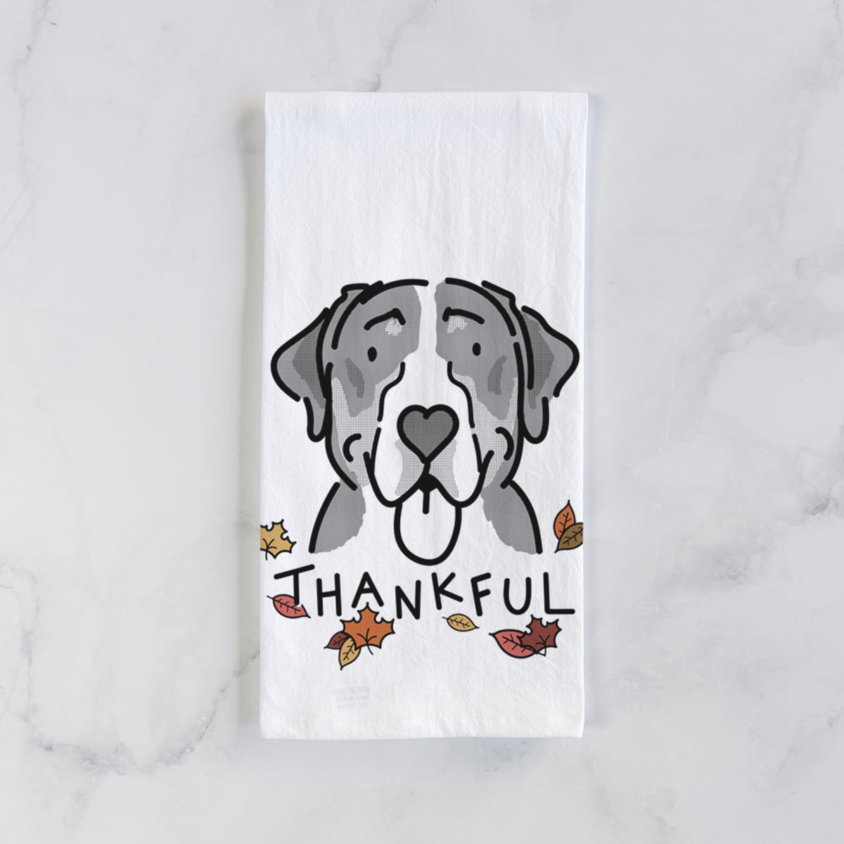 Thankful Greater Swiss Mountain Dog - Moose - Tea Towel