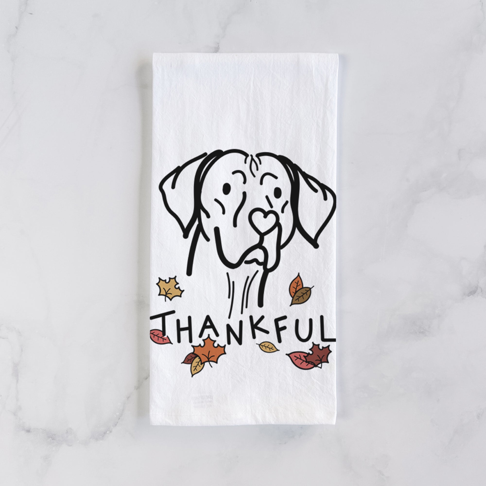 Thankful Vizsla - Moose - Tea Towel