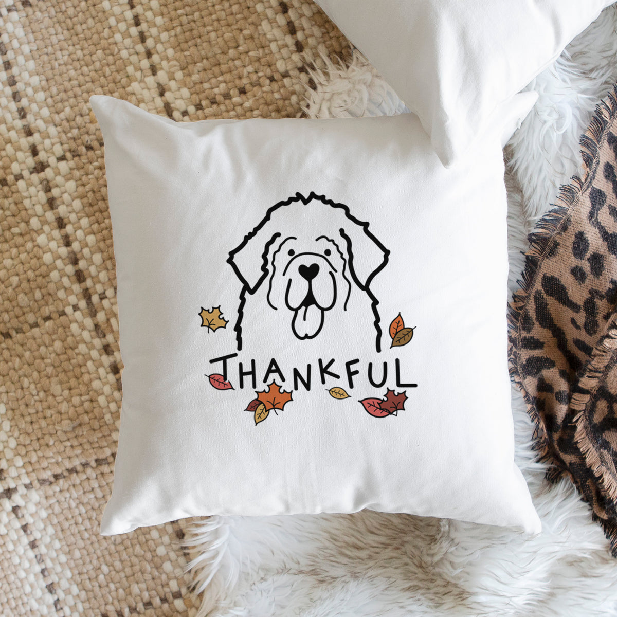 Love Always Newfoundland - Throw Pillow Cover