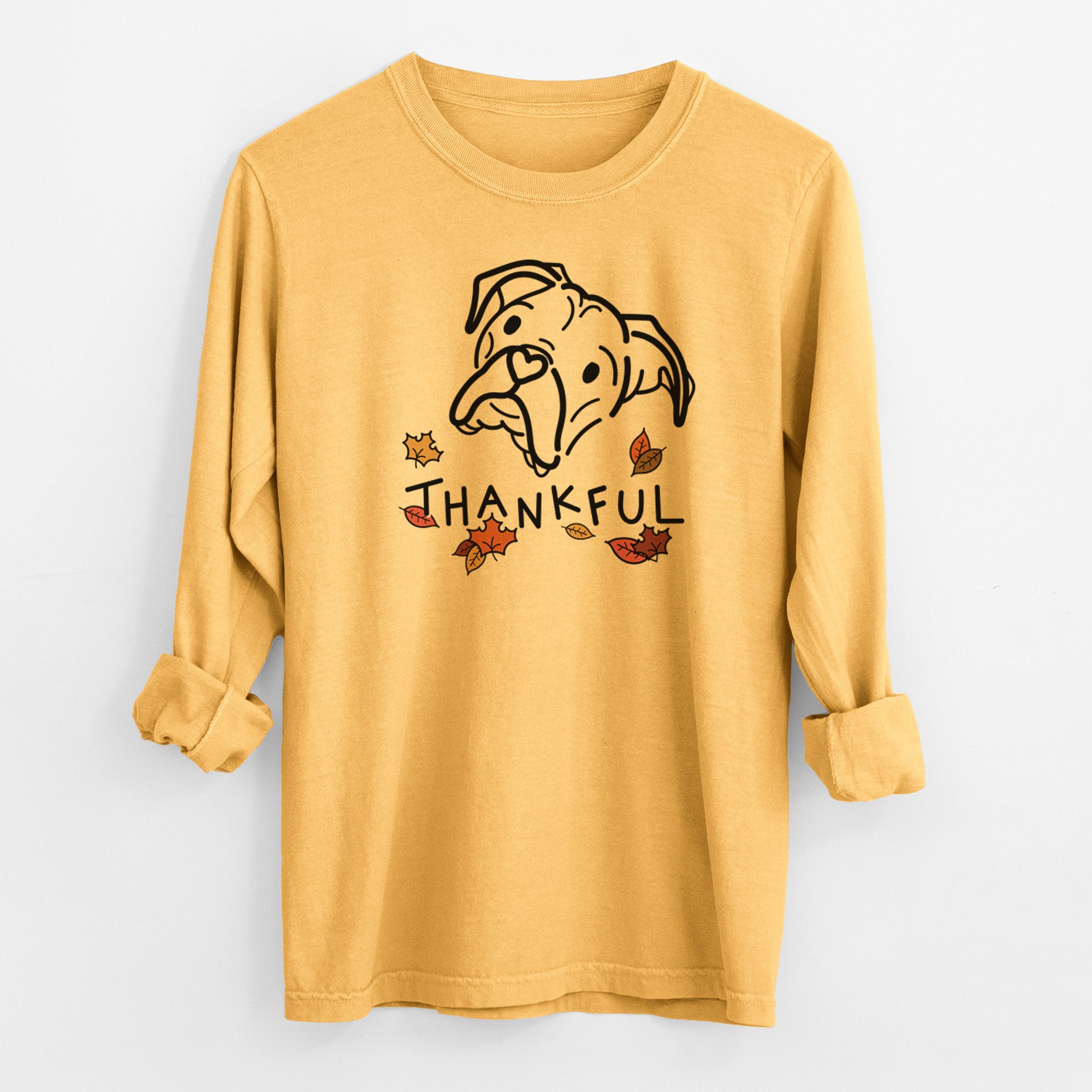 Thankful Boxer - Noodle - Men's Heavyweight 100% Cotton Long Sleeve