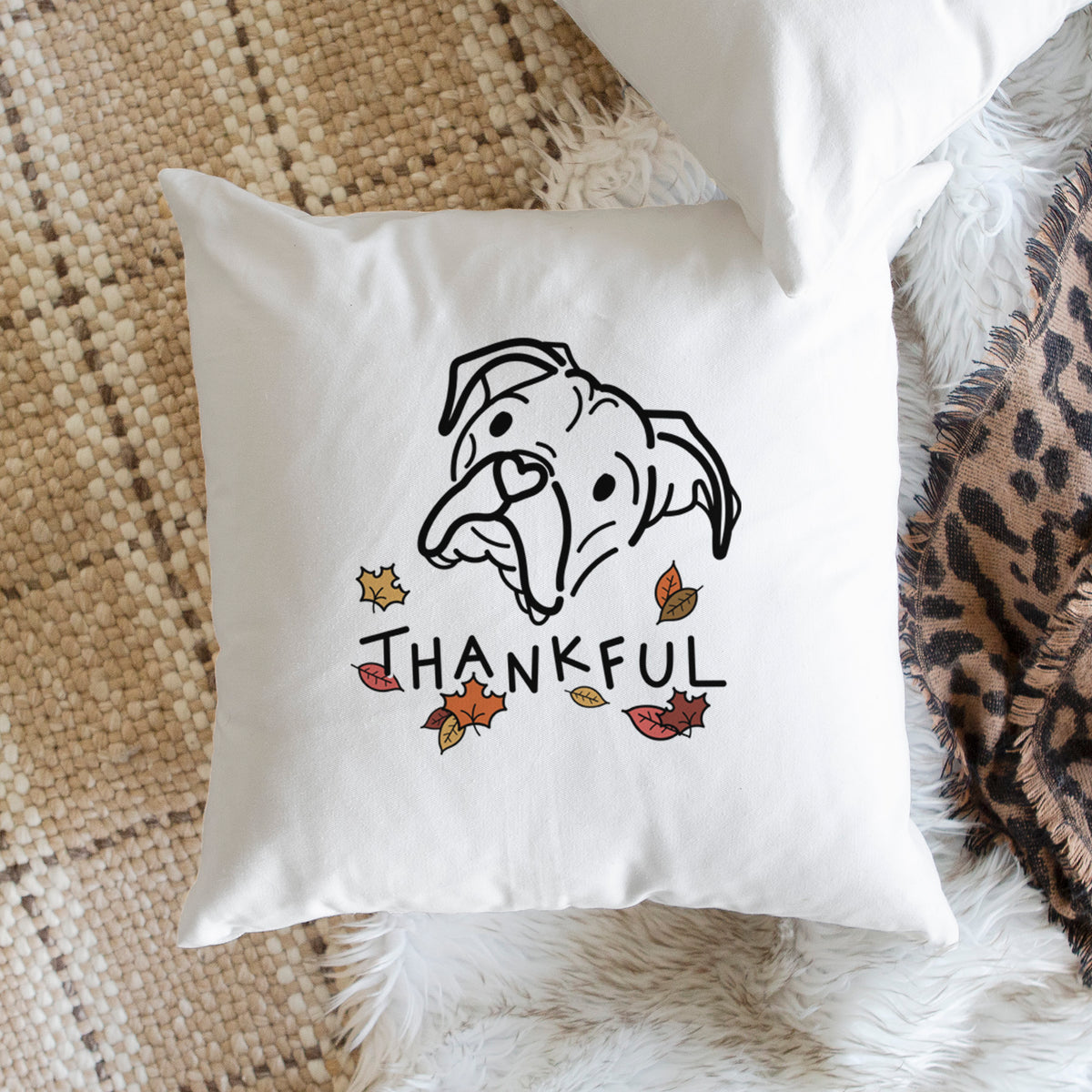 Love Always Boxer - Noodle -  Throw Pillow Cover