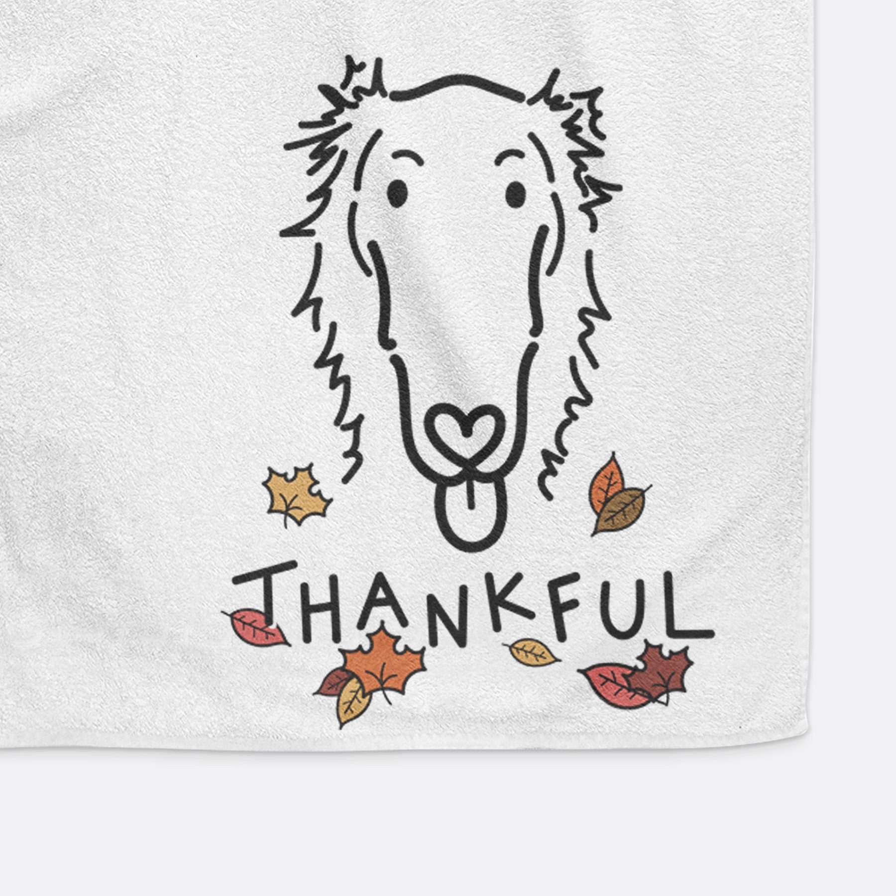 Thankful Borzoi - Opal - Decorative Hand Towel