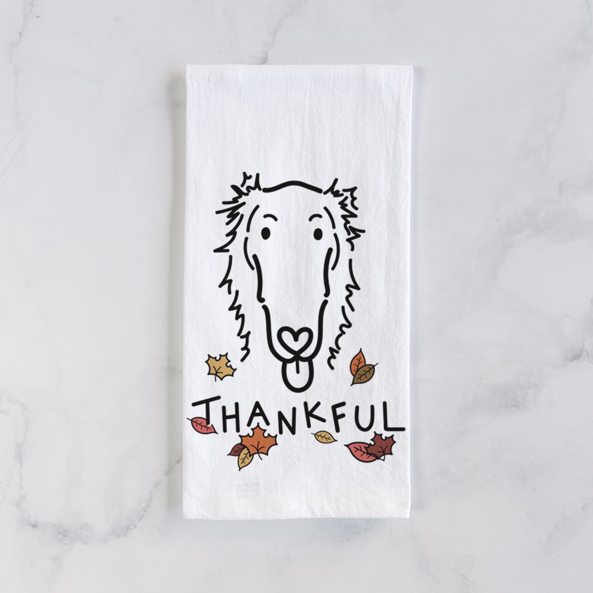 Thankful Borzoi - Opal - Tea Towel