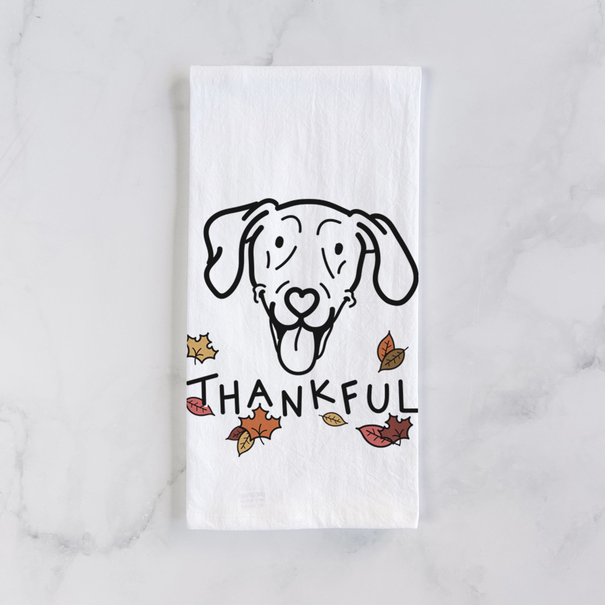 Thankful Weimaraner - Paco Lobo - Tea Towel