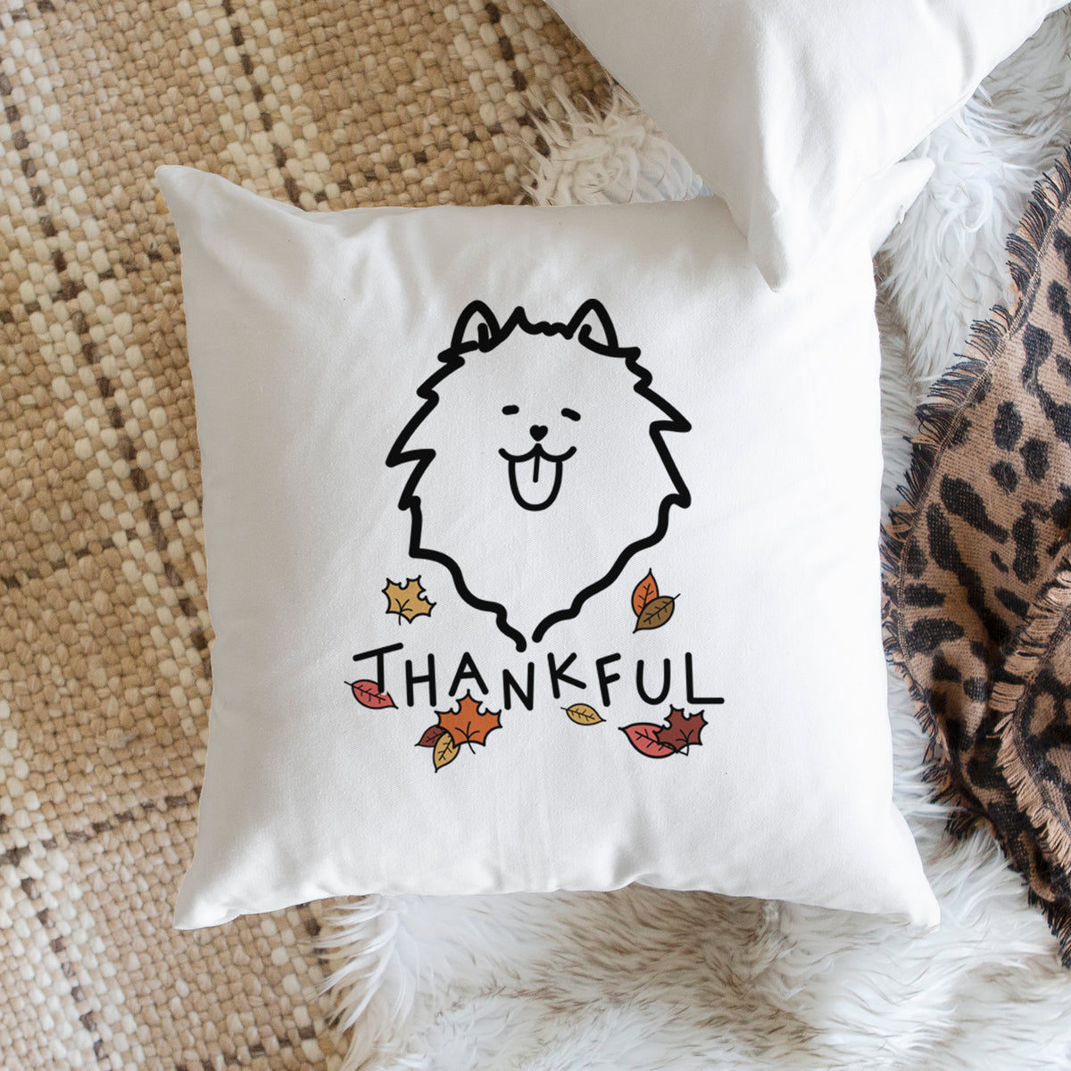 Love Always Pomeranian - Throw Pillow Cover