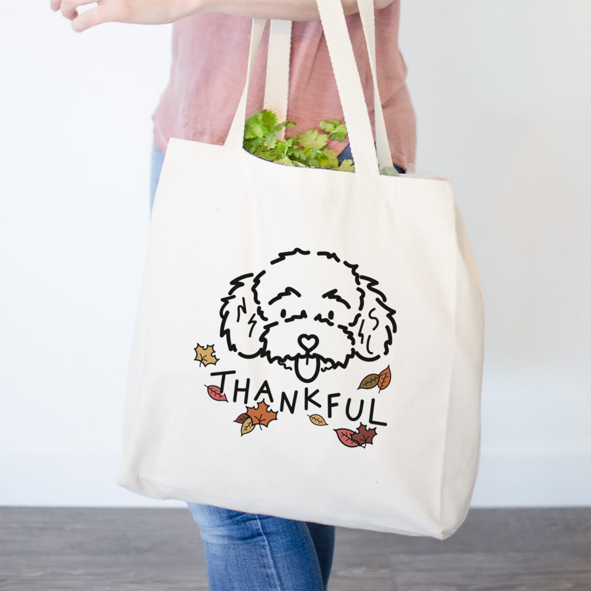 Thankful Toy Poodle - Ricci - Tote Bag