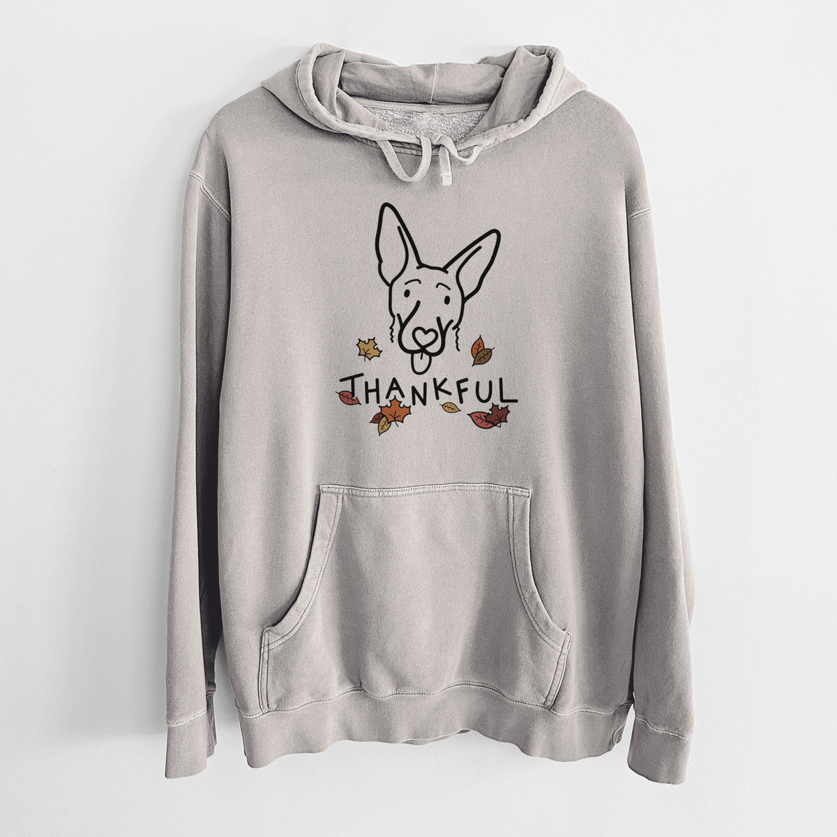 Thankful Shepherd Mix - Rosie - Unisex Pigment Dyed Hoodie