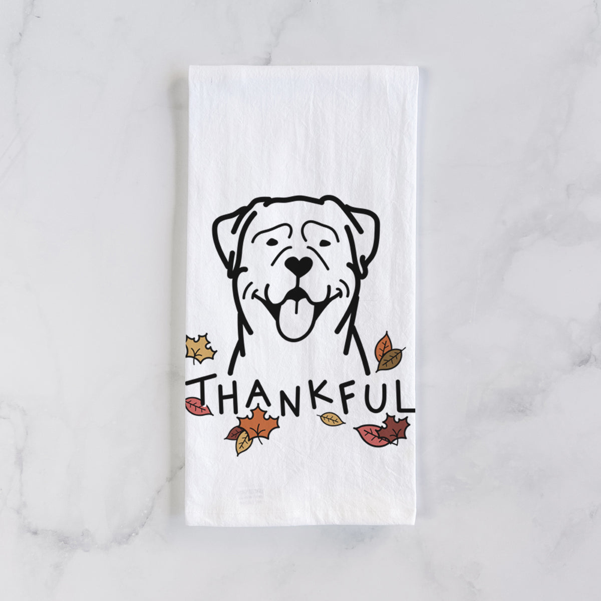 Thankful Rottweiler - Tea Towel