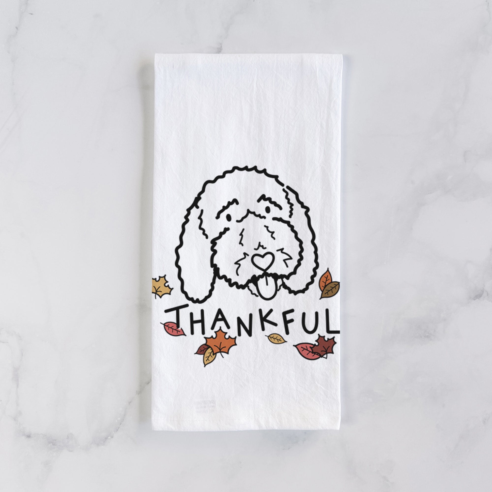 Thankful Bernedoodle - Ruby - Tea Towel