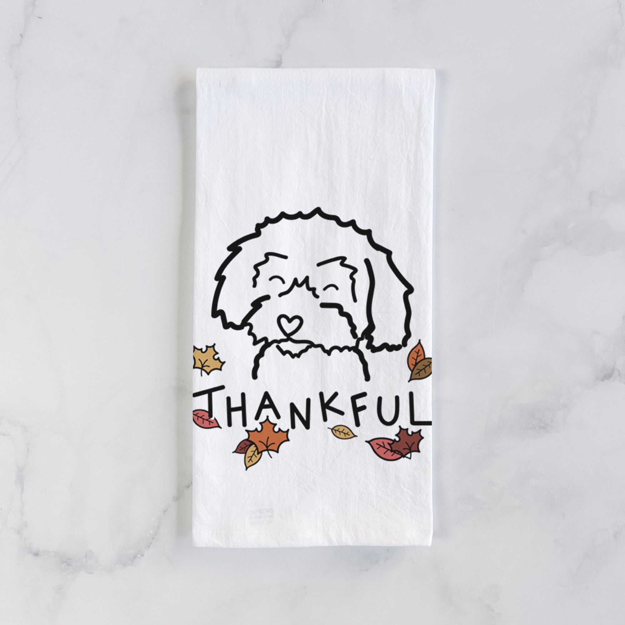 Thankful Schnoodle - Tea Towel