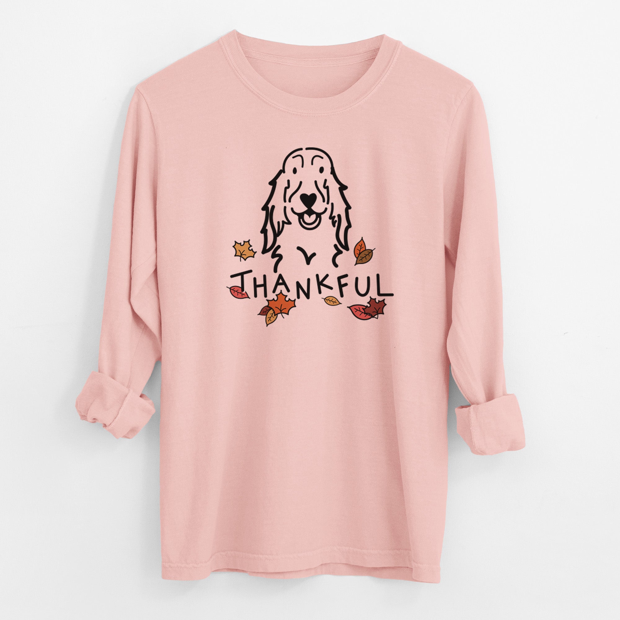 Thankful Setter - Men's Heavyweight 100% Cotton Long Sleeve