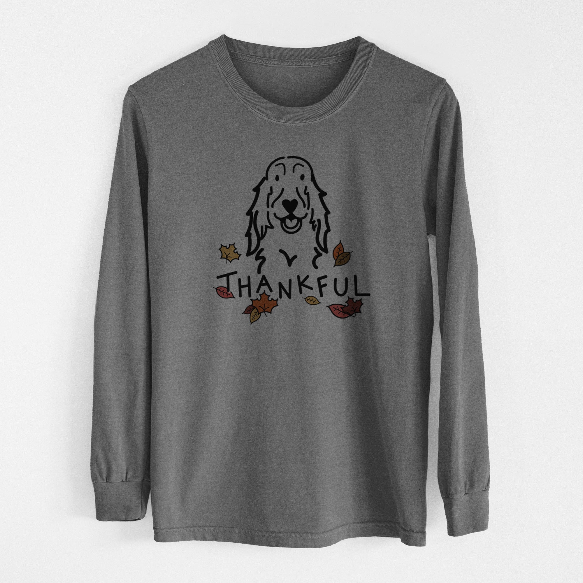 Thankful Setter - Men's Heavyweight 100% Cotton Long Sleeve