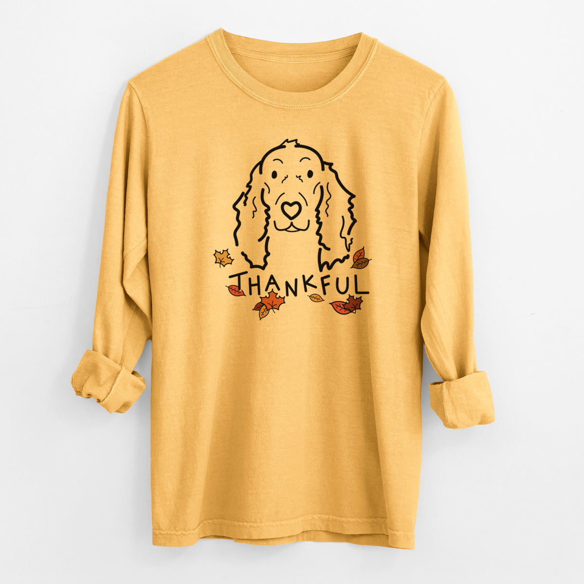 Thankful Irish Setter - Seven - Men's Heavyweight 100% Cotton Long Sleeve