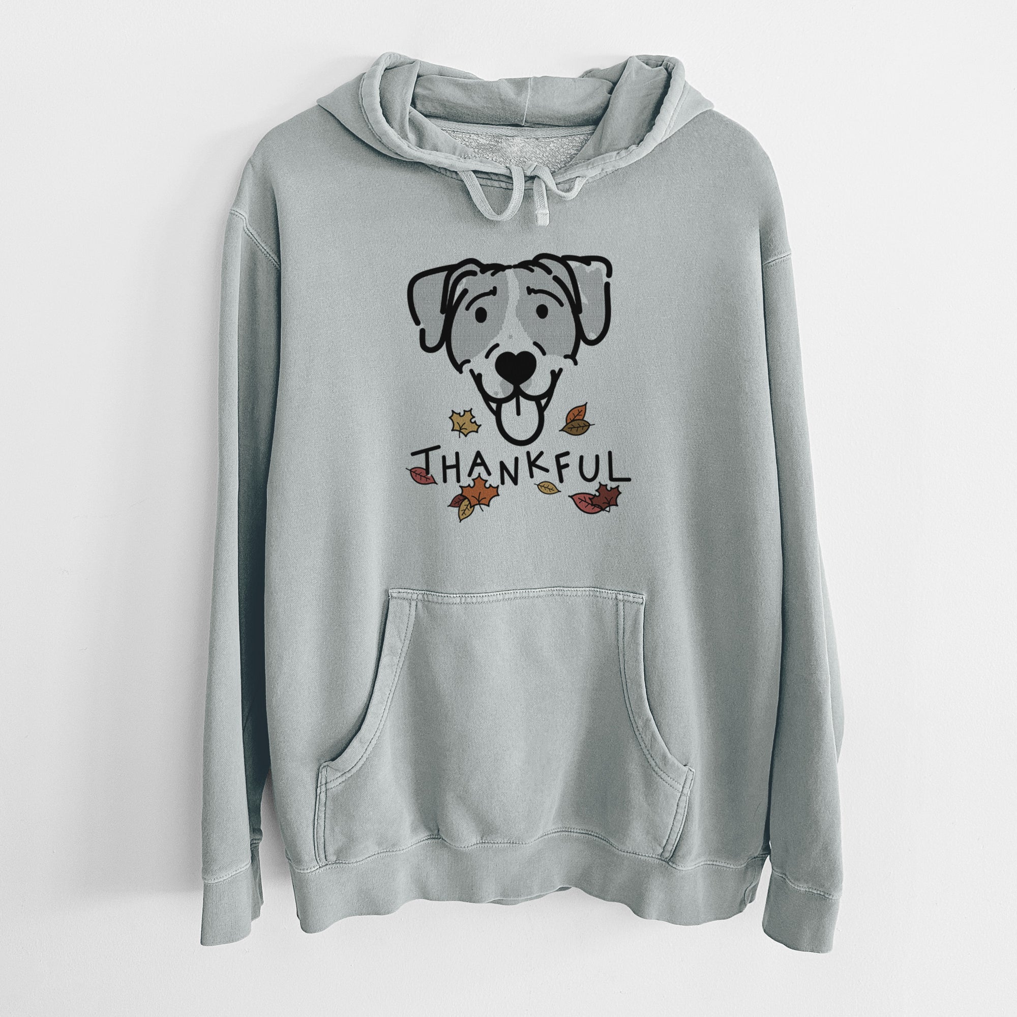 Thankful Bluetick Coonhound - Shiva - Unisex Pigment Dyed Hoodie