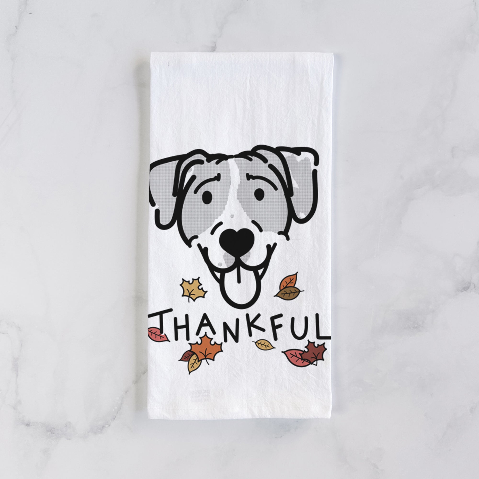 Thankful Bluetick Coonhound - Shiva - Tea Towel