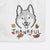 Thankful Alaskan Klee Kai - Sitka - Decorative Hand Towel