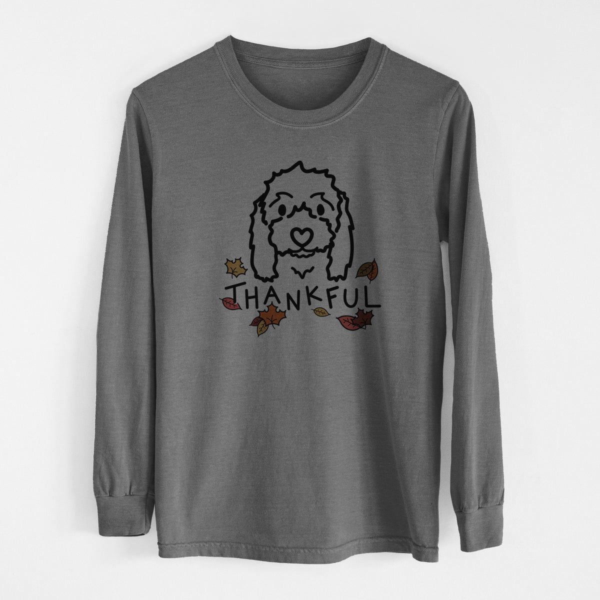 Thankful Coton de Tulear - Sophie - Men's Heavyweight 100% Cotton Long Sleeve
