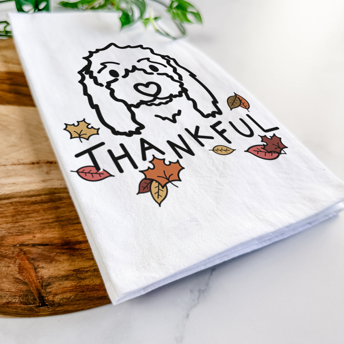 Thankful Coton de Tulear - Sophie - Tea Towel