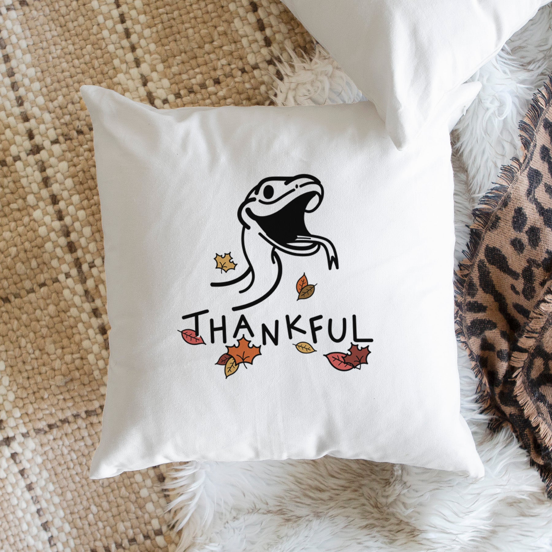 Love Always Snake - Spike -  Throw Pillow Cover