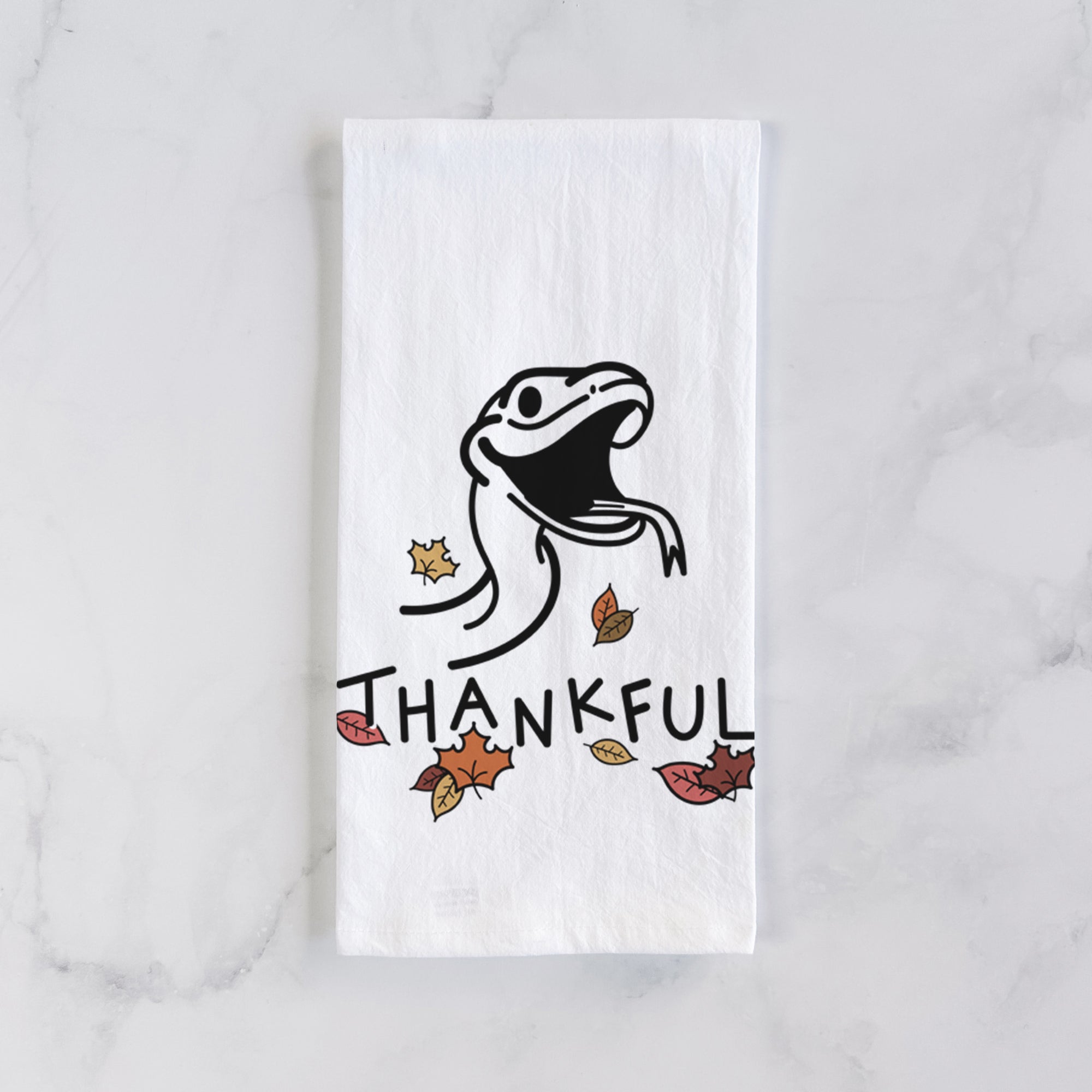 Thankful Snake - Spike - Tea Towel