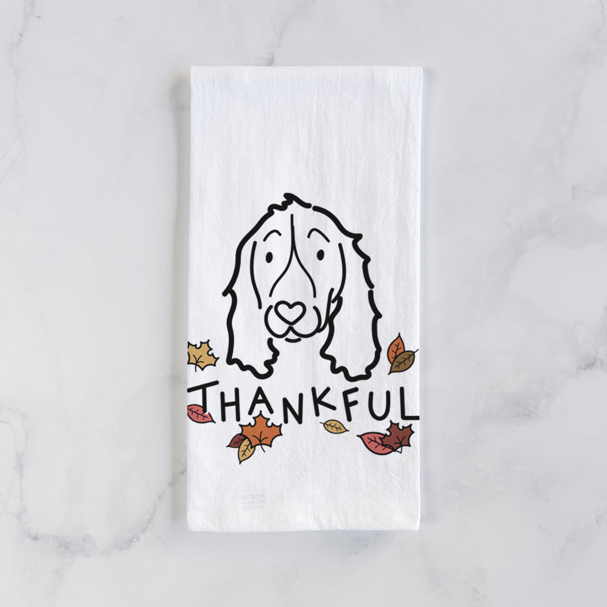 Thankful English Springer Spaniel - Tea Towel
