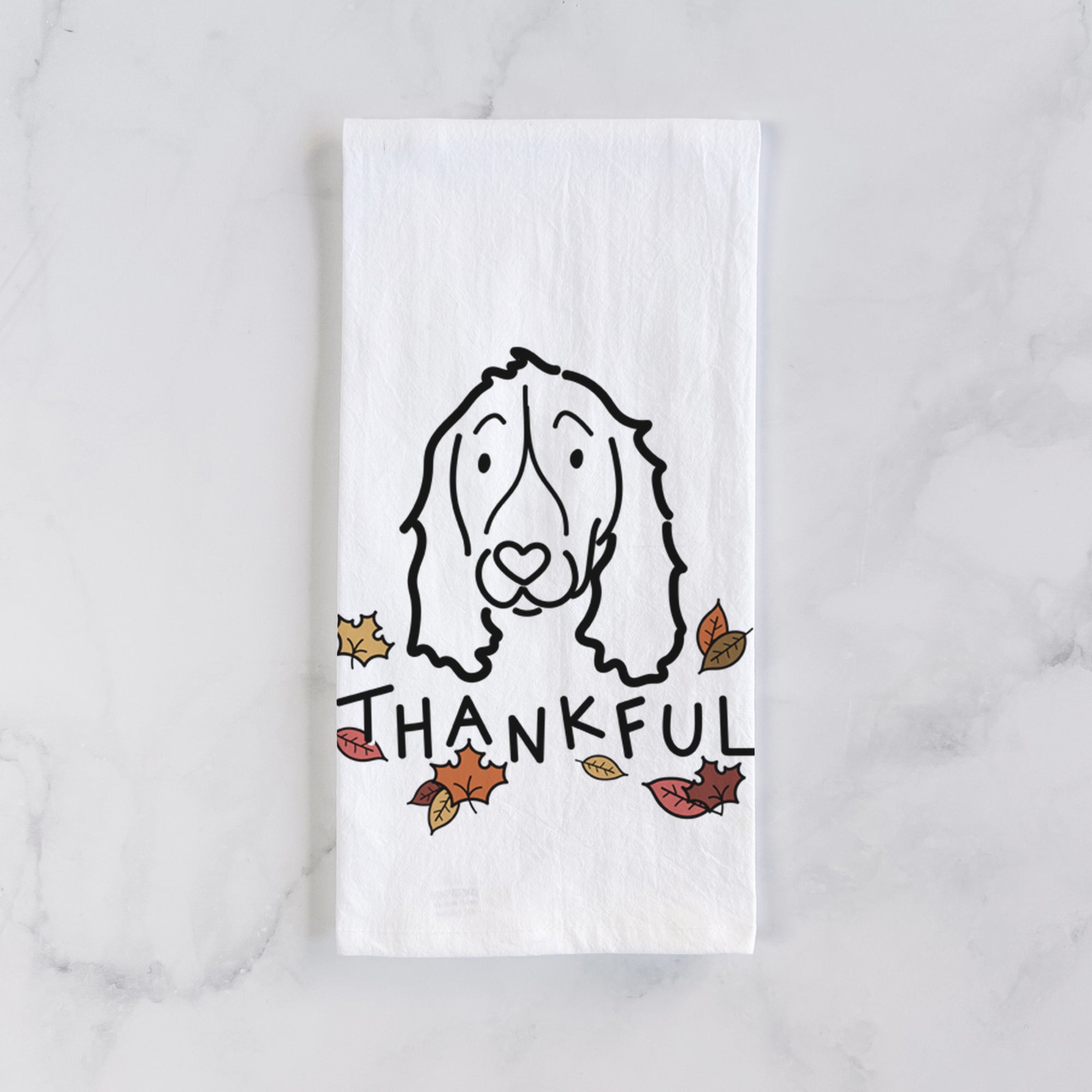 Thankful English Springer Spaniel - Tea Towel