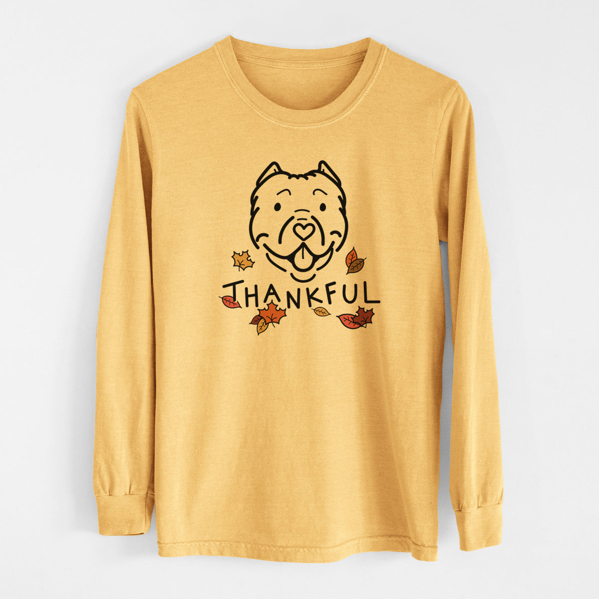 Thankful American Bully - Tank - Men&#39;s Heavyweight 100% Cotton Long Sleeve