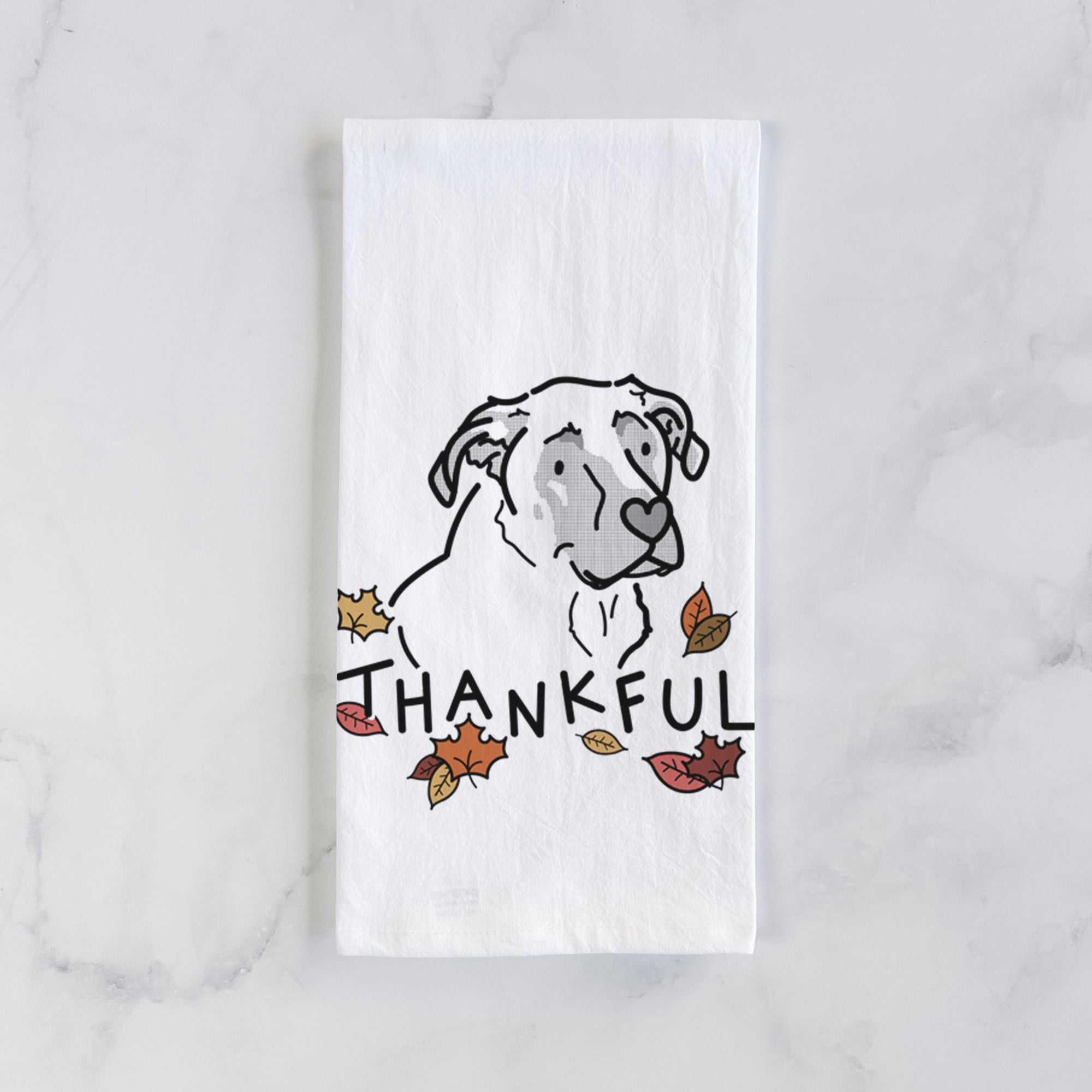 Thankful Mastiff German Shepherd Mix - Tank - Tea Towel