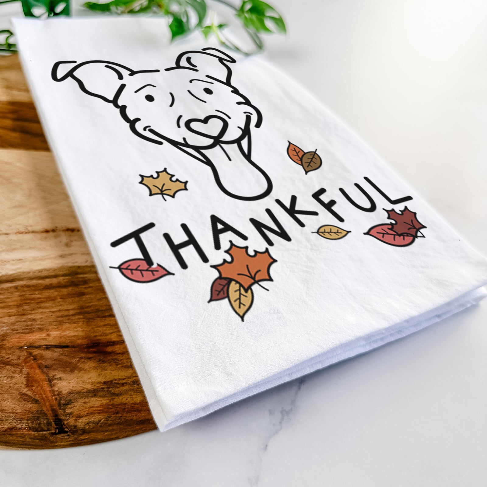 Thankful Vizsla Mix - Tegan - Tea Towel