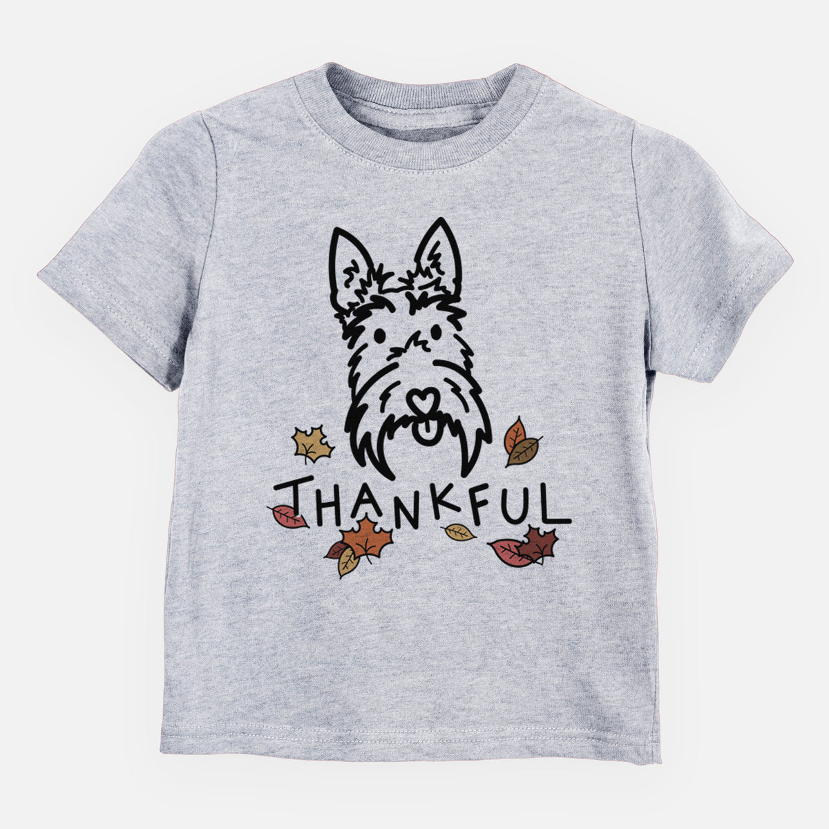 Thankful Scottish Terrier - Thistle - Kids/Youth/Toddler Shirt