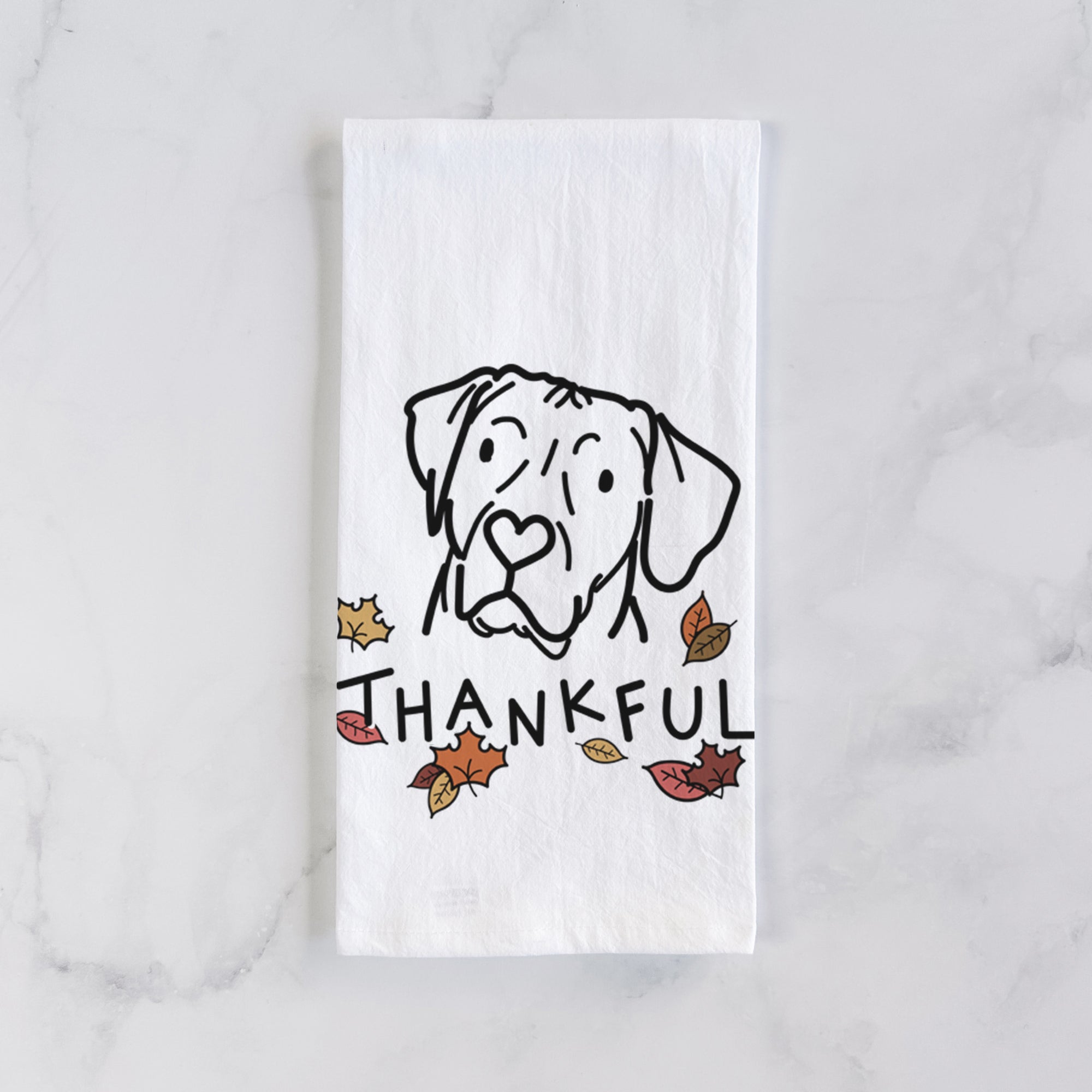 Thankful Rhodesian Ridgeback - Tito - Tea Towel