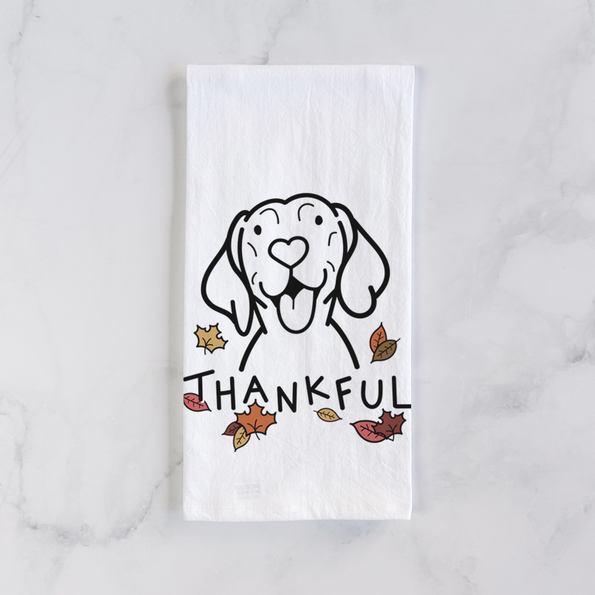 Thankful Vizsla - Tea Towel