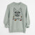 Thankful Acelynn the French Bulldog - Unisex Pigment Dyed Crew Sweatshirt