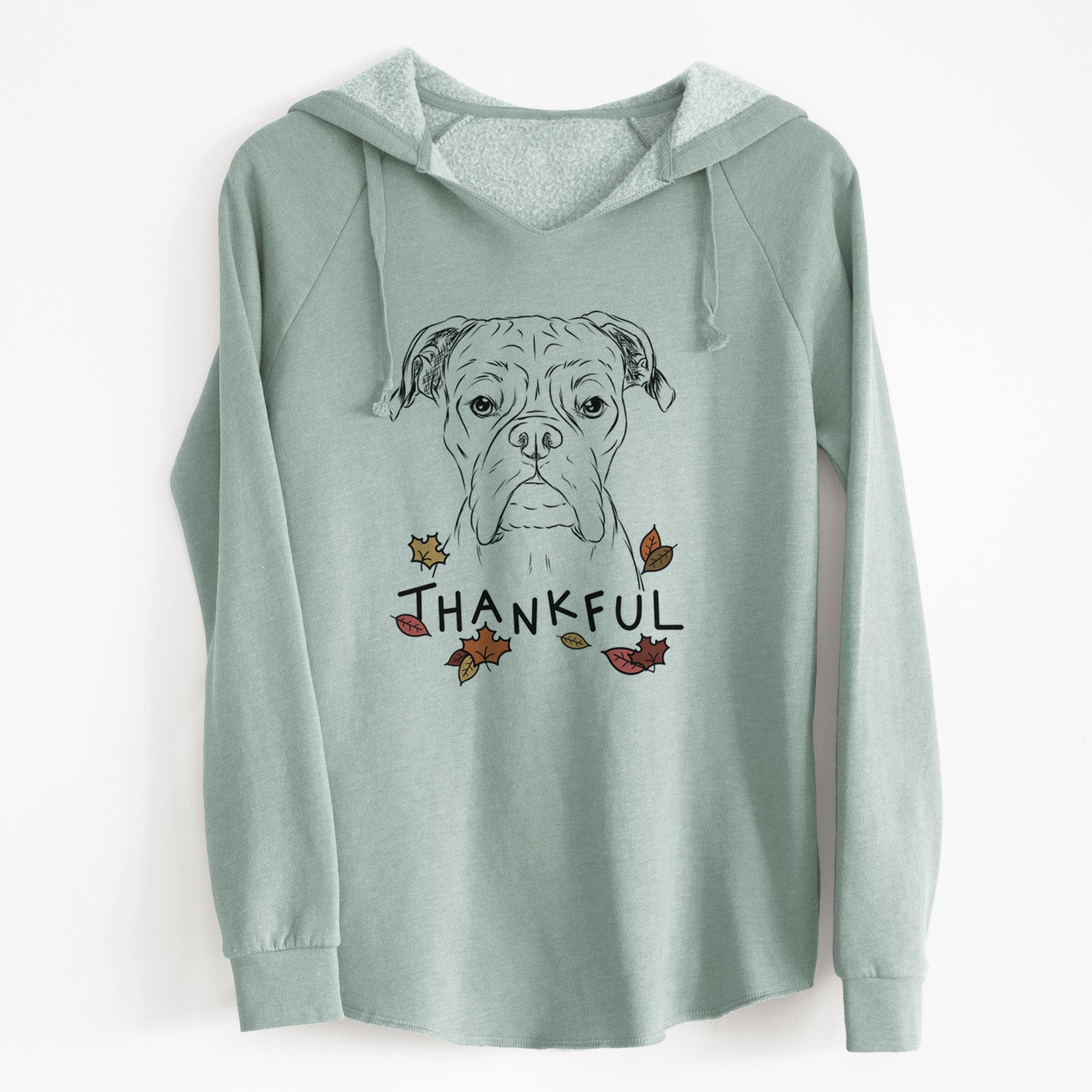 Thankful Axel the Boxer - Cali Wave Hooded Sweatshirt