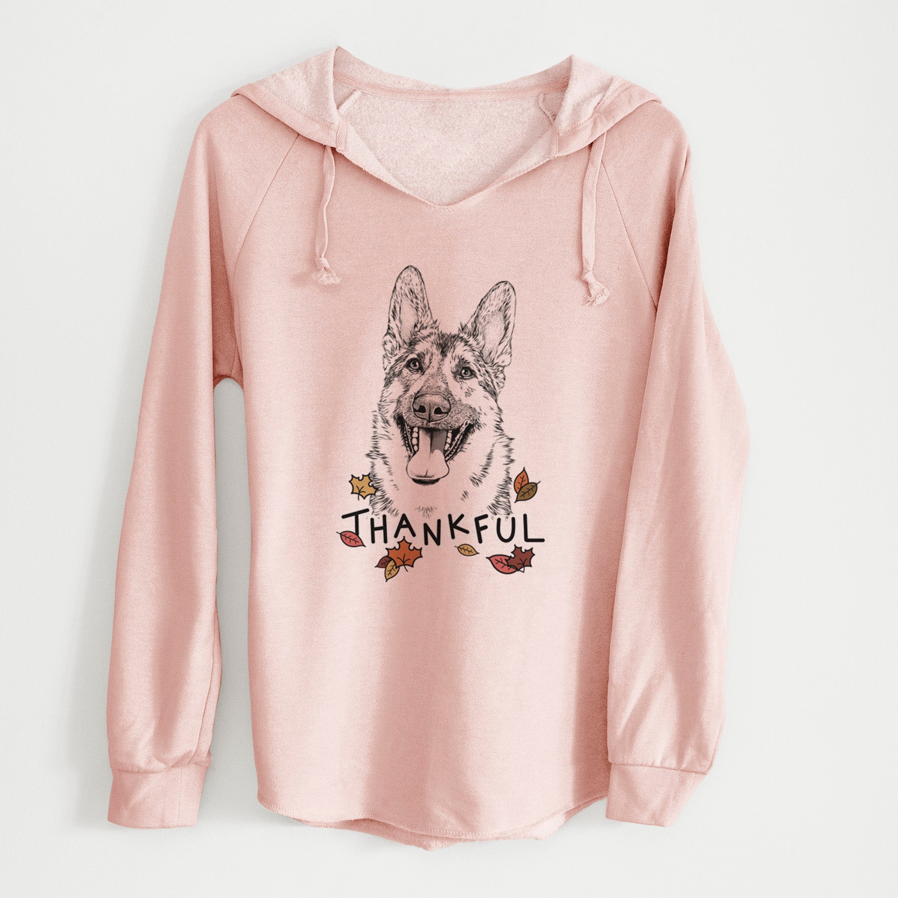 Thankful Benson the German Shepherd - Cali Wave Hooded Sweatshirt