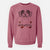 Thankful Birdie the Brittany - Unisex Pigment Dyed Crew Sweatshirt