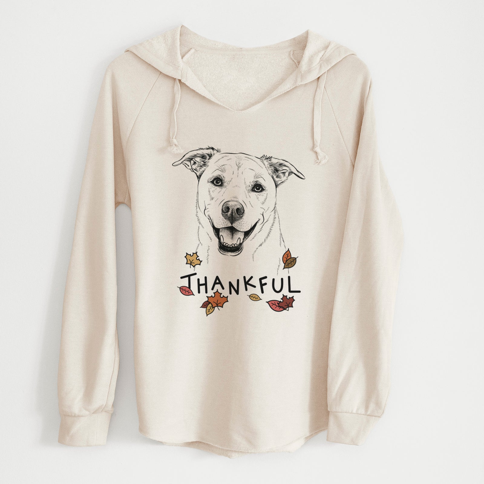 Thankful Carl the Mixed Breed - Cali Wave Hooded Sweatshirt