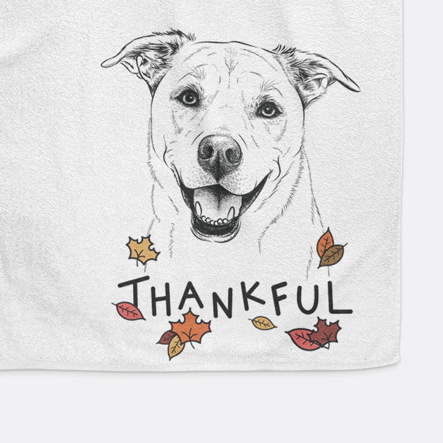 Carl the Mixed Breed Premium Hand Towel