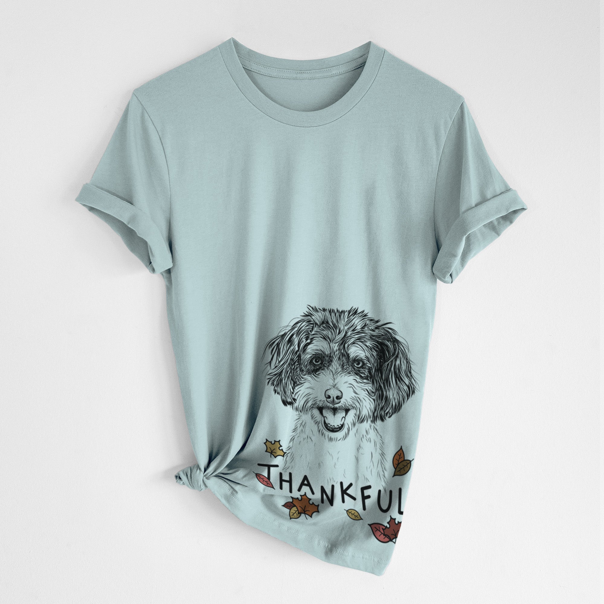 Thankful Carlos the Cavapoo - Unisex Crewneck