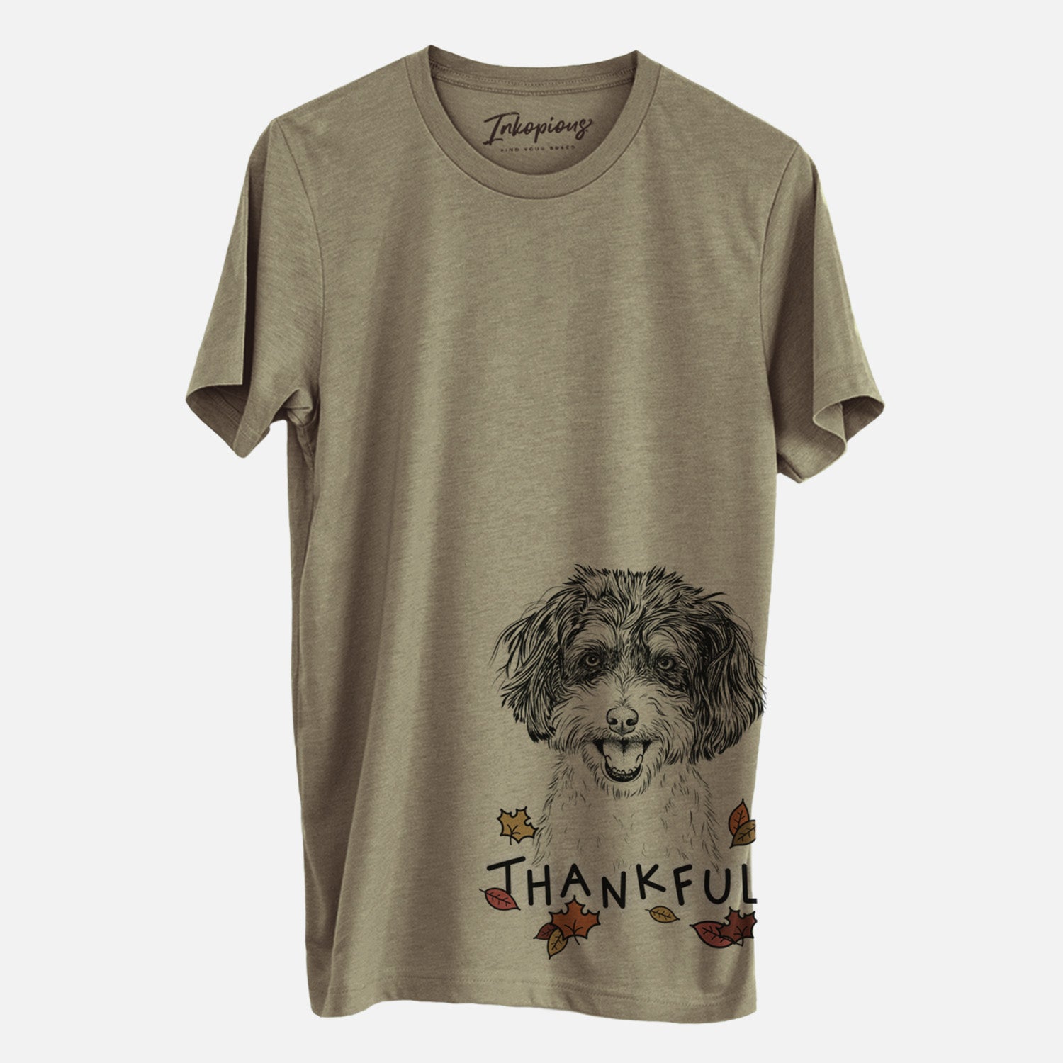 Thankful Carlos the Cavapoo - Unisex Crewneck