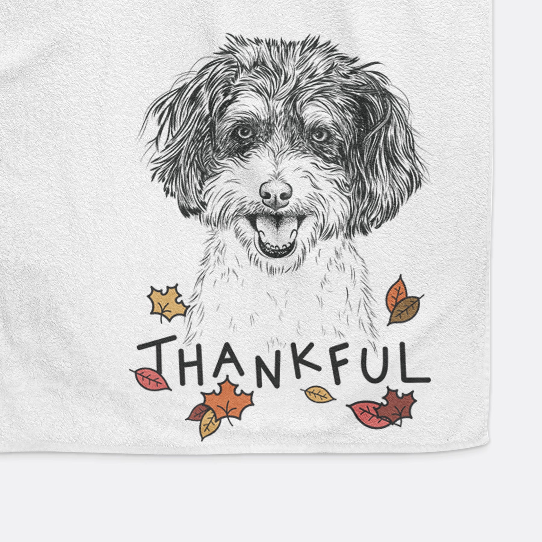 Carlos the Cavapoo Premium Hand Towel