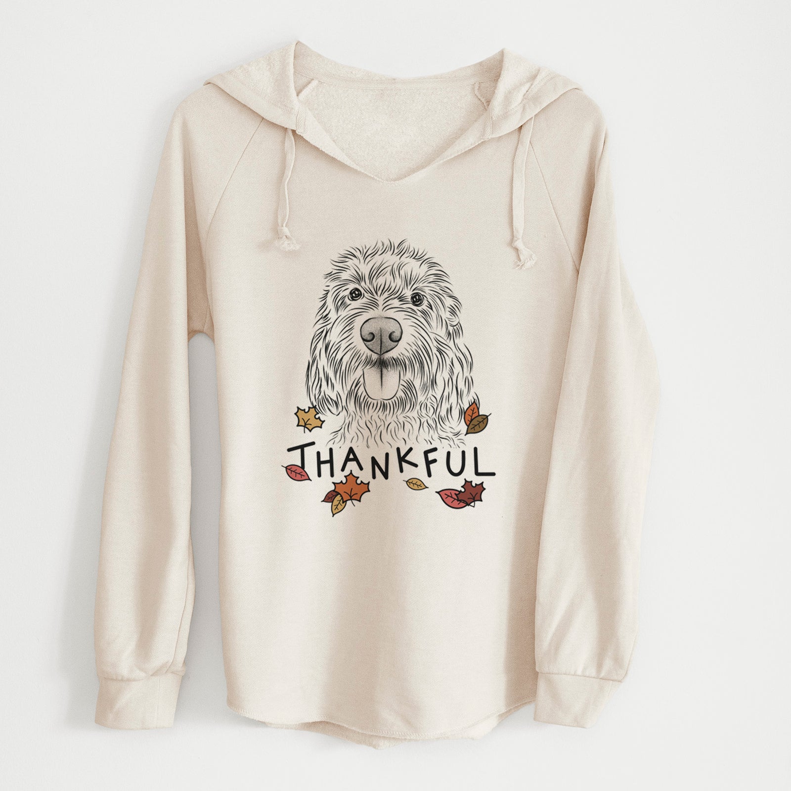 Thankful Clover the Cockapoo - Cali Wave Hooded Sweatshirt