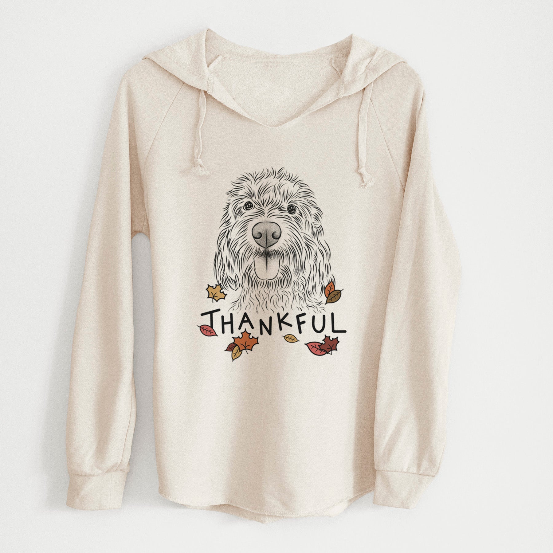 Thankful Clover the Cockapoo - Cali Wave Hooded Sweatshirt