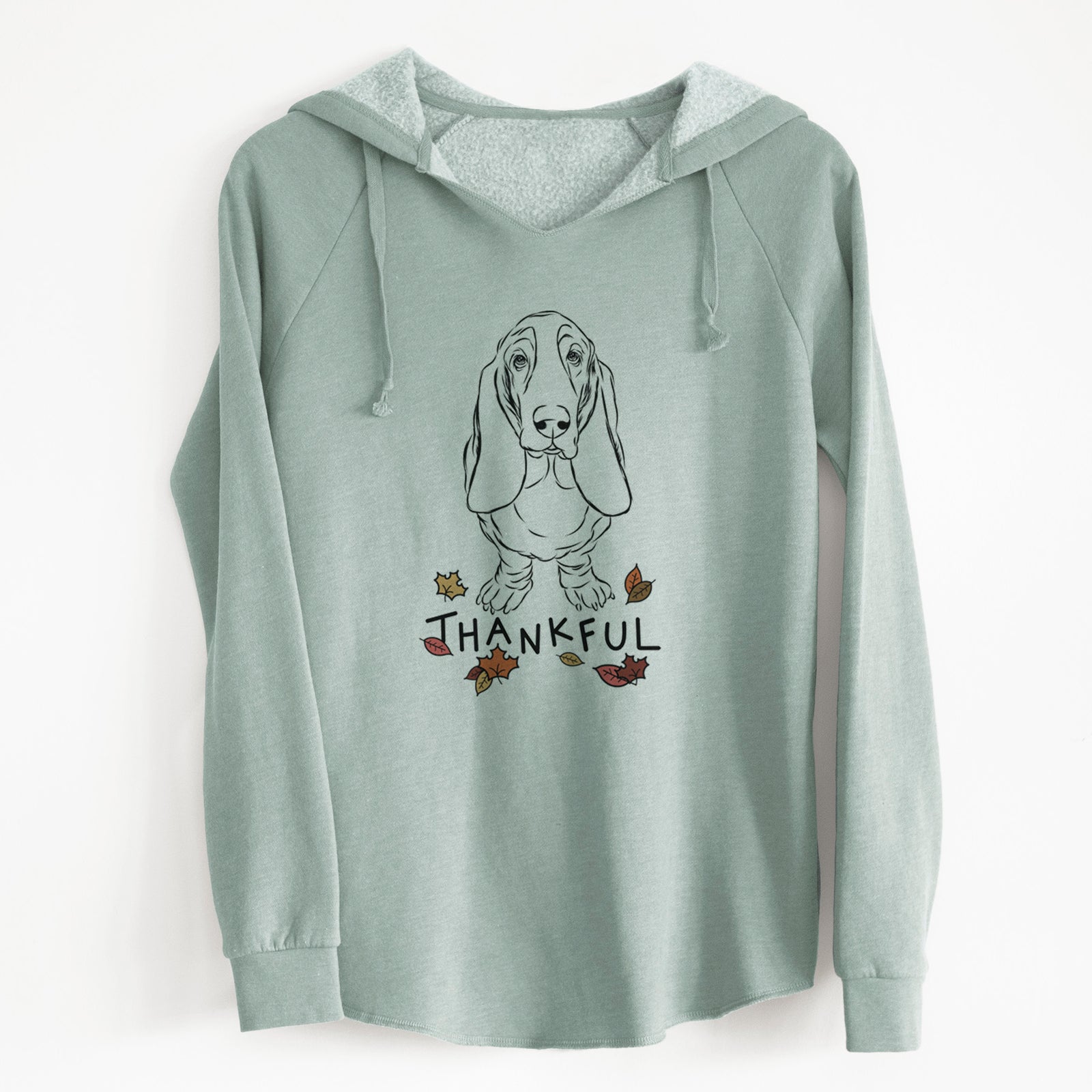 Thankful Cooper the Boxer - Cali Wave Hooded Sweatshirt