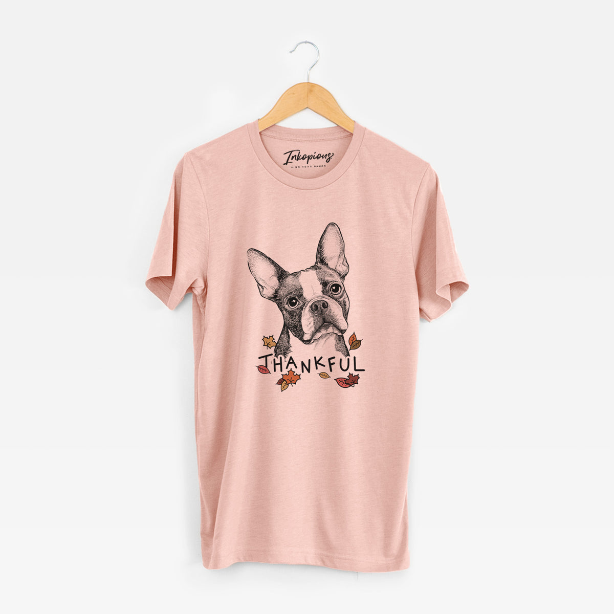 Thankful Dee Dee the Boston Terrier - Unisex Crewneck