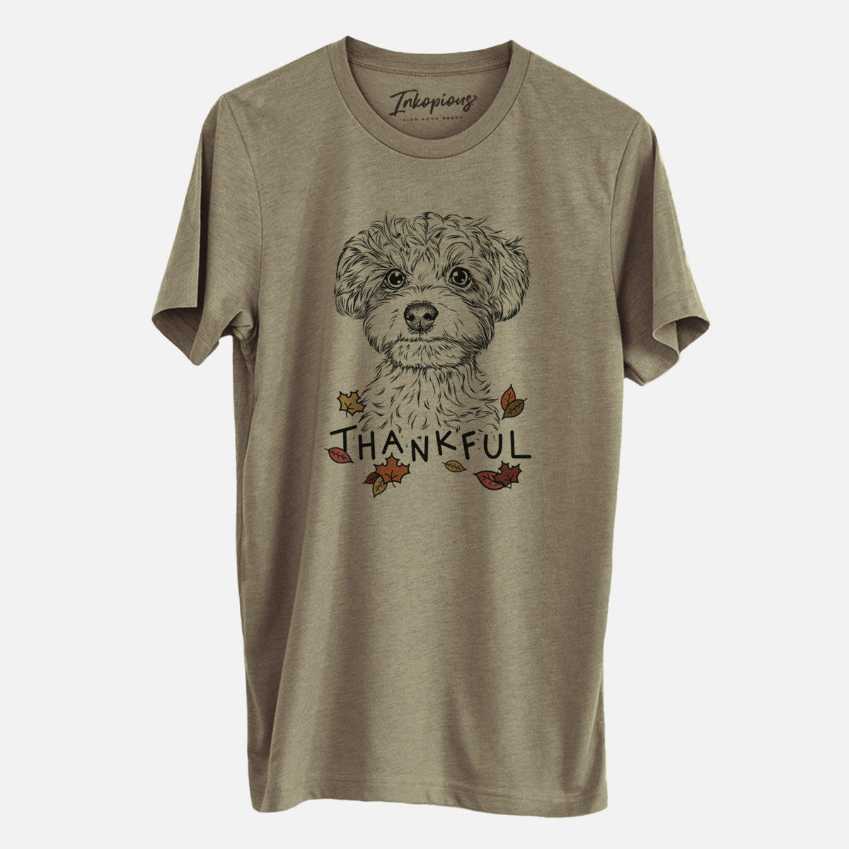 Thankful Elliott the Yorkiepoo - Unisex Crewneck