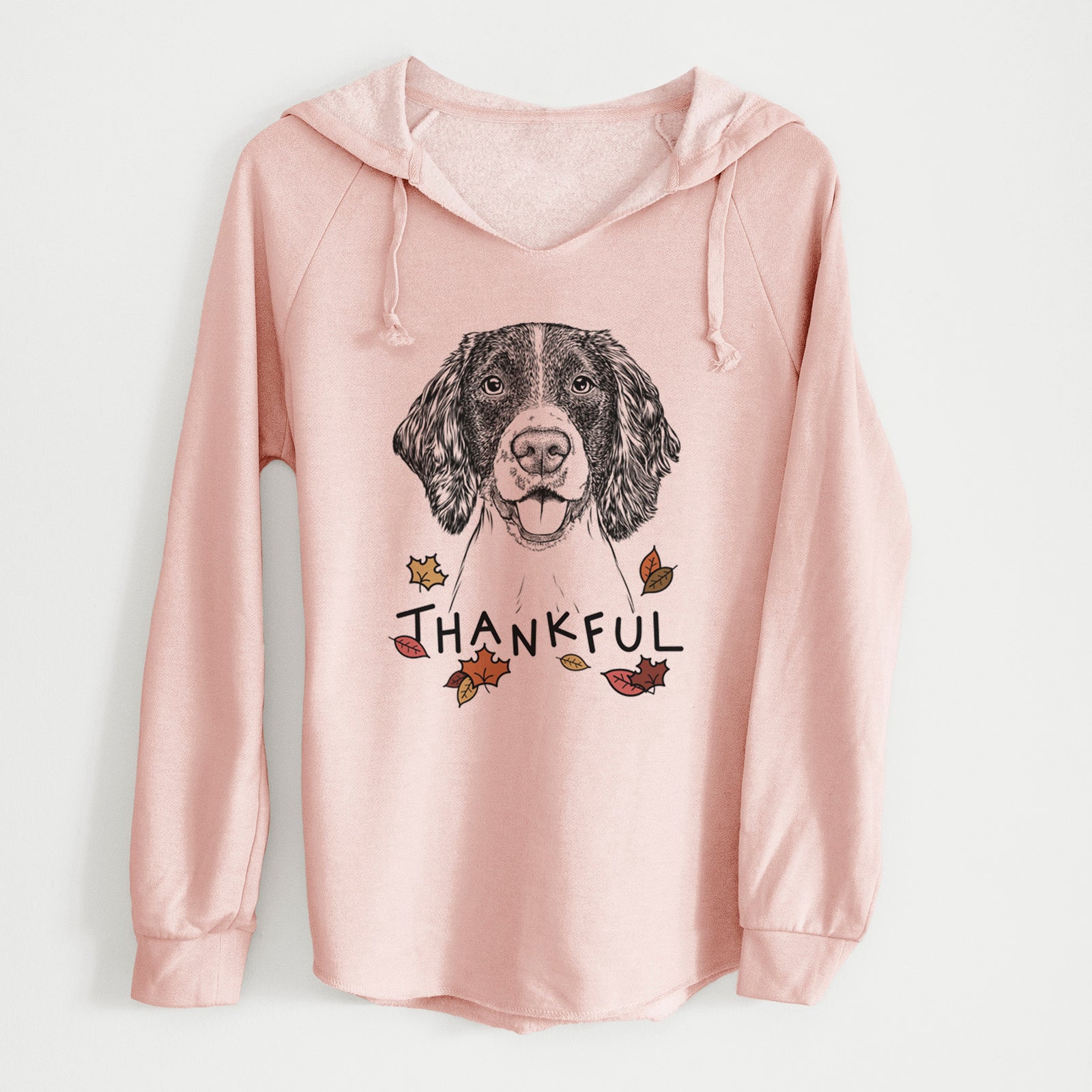 Thankful Ever the English Springer Spaniel - Cali Wave Hooded Sweatshirt