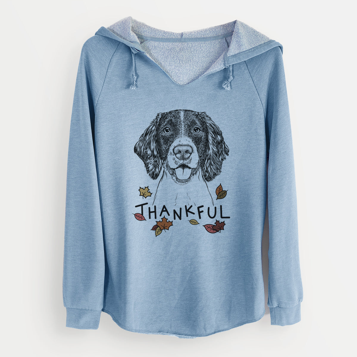 Thankful Ever the English Springer Spaniel - Cali Wave Hooded Sweatshirt