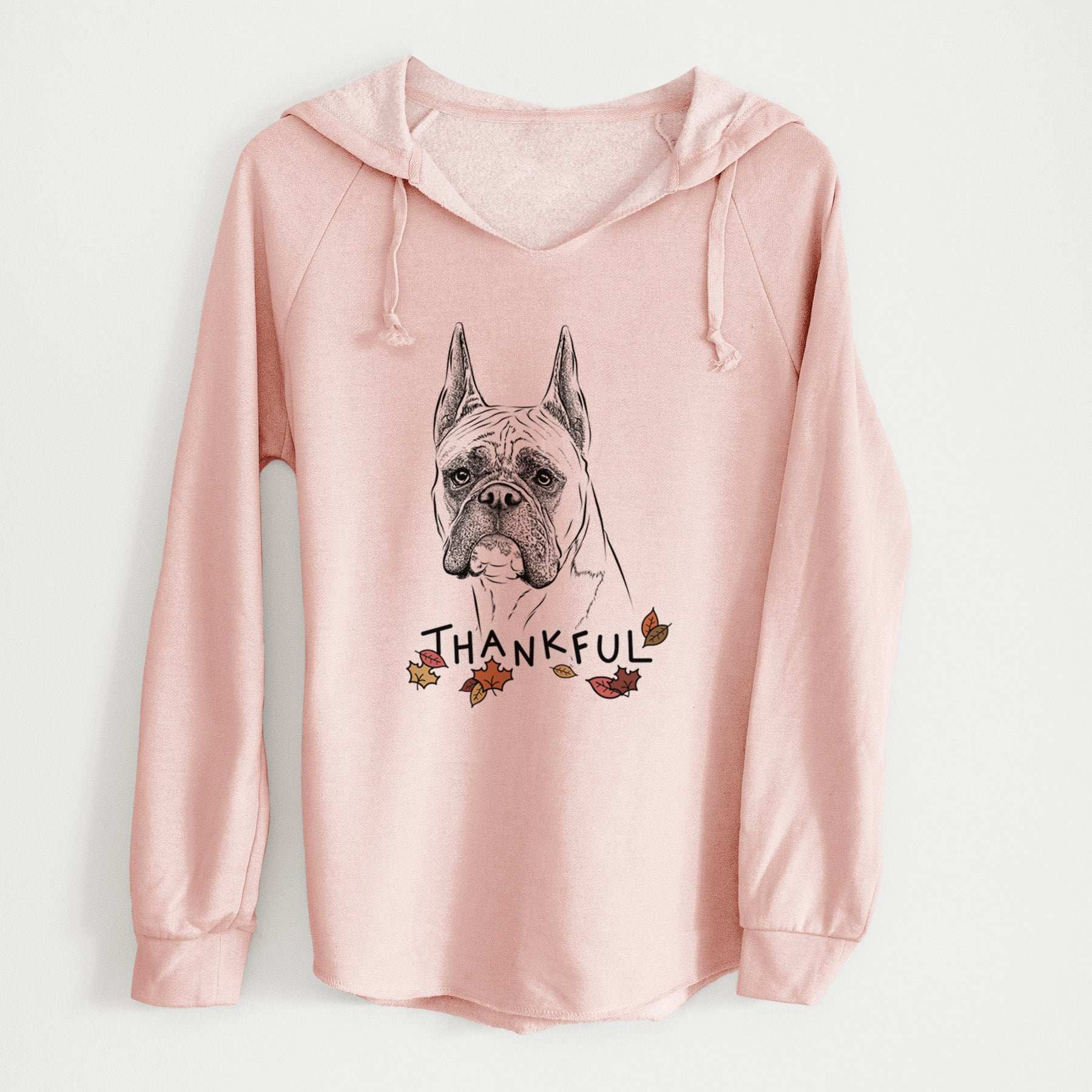 Thankful Ezra the Boxer - Cali Wave Hooded Sweatshirt