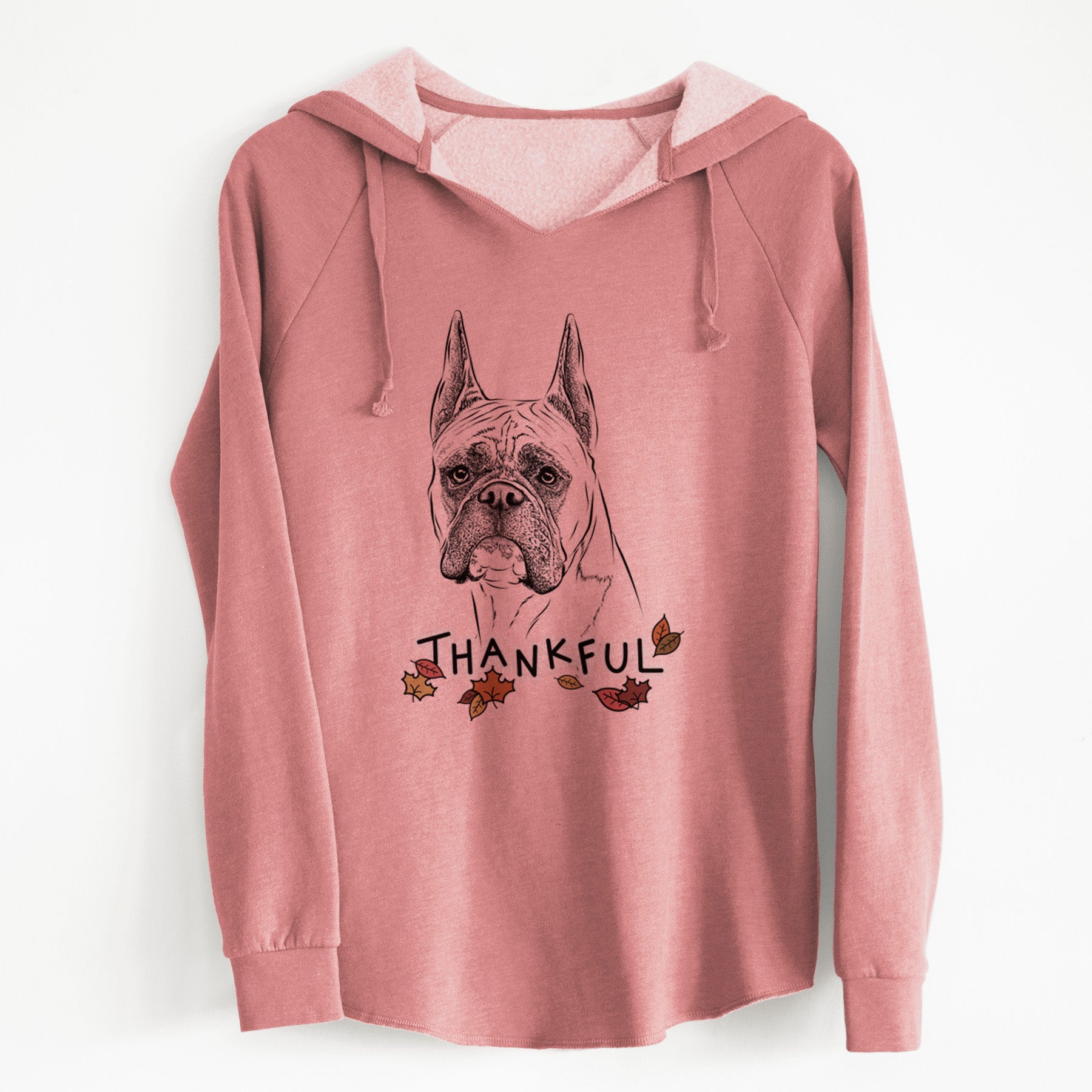 Thankful Ezra the Boxer - Cali Wave Hooded Sweatshirt